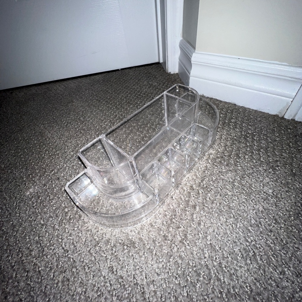 Clear Makeup Holder